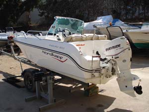 NORDKAPP 500 + 75 CV EVINRUDE E-TEC 5 m de long